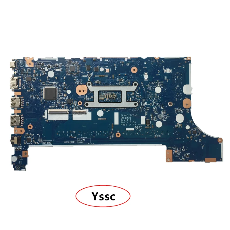 NM-B163 материнская плата для lenovo Thinkpad E480 E580 материнская плата для ноутбука ПК(с i5-7200U cpu) ТЕСТ ОК