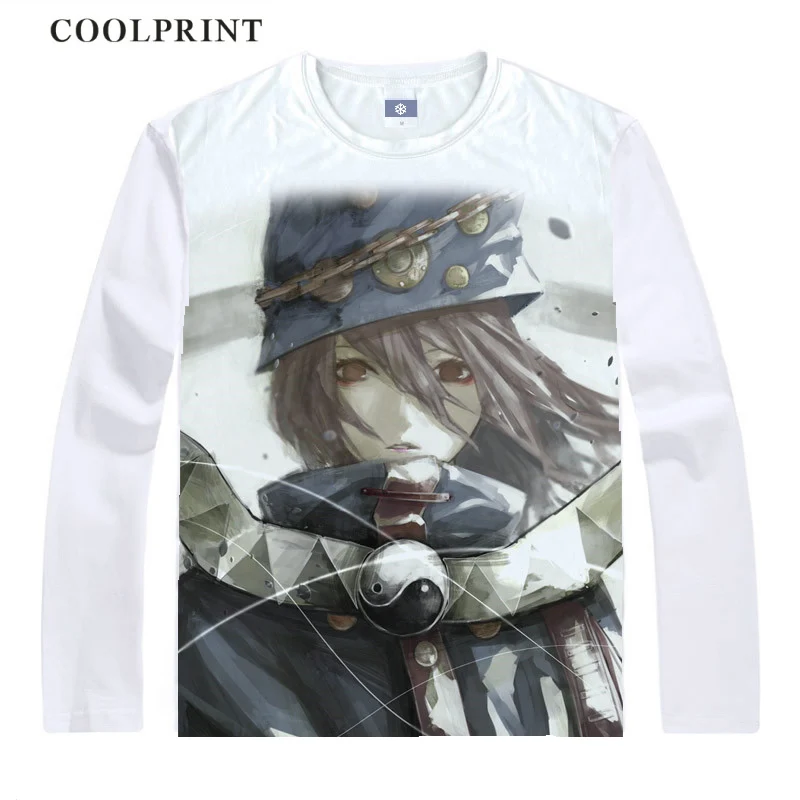 Boogiepop wa Warawanai футболка Kirima Nagi Miyashita Touka на заказ Повседневная футболка аниме цифровой винтажный принт футболки с длинными рукавами - Цвет: Style 7