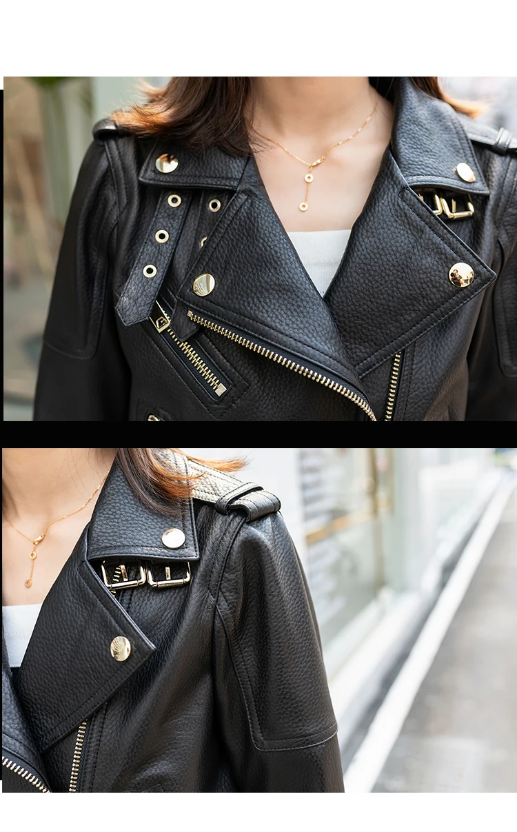 genuine sheepskin leather jacket for women (15)