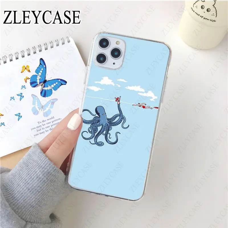 Tentacles of sea octopus