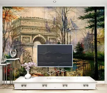 

CJSIR Custom Wallpaper Large Landscape Trees Bedroom Living Room Decoration Painted TV Couch Background Wall 3d Wallpaper