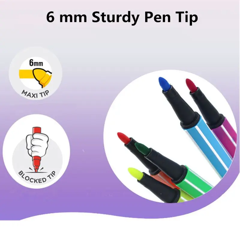 12 цветов/набор Fineliner Art Mark Pen Акварельная ручка для рисования