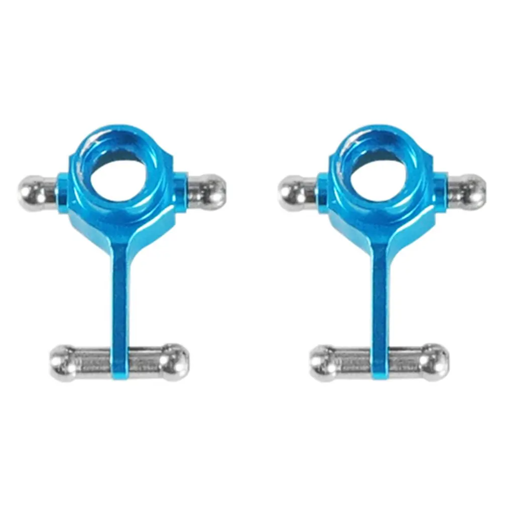 

2pcs Upgraded Metal Parts Front Steering Cup RC Car Set Front Wheel Steering Controller for Wltoys 1/28 RC Car K969