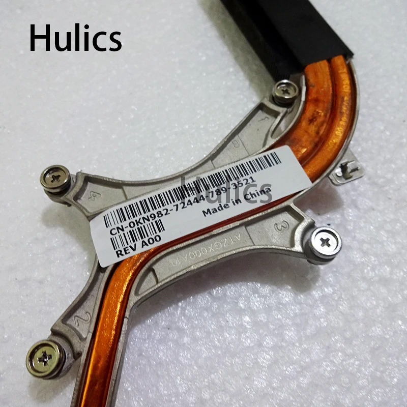 Hulics coollin процессор радиатор для DELL D620 D630 D631 радиатор 0KN982 ATZGXCC0A10