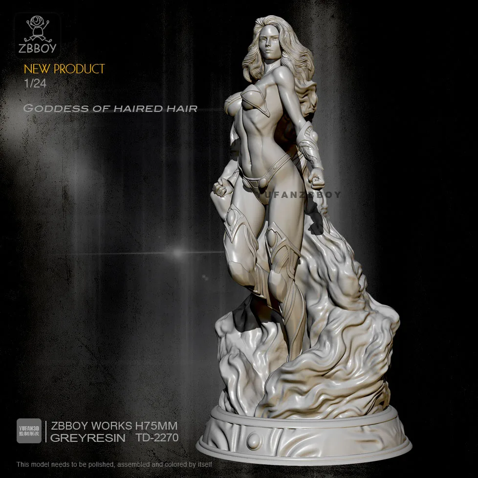 1/24 наборы фигурок из смолы Starfire модель богини самособранная TD-2270 | Игрушки и хобби