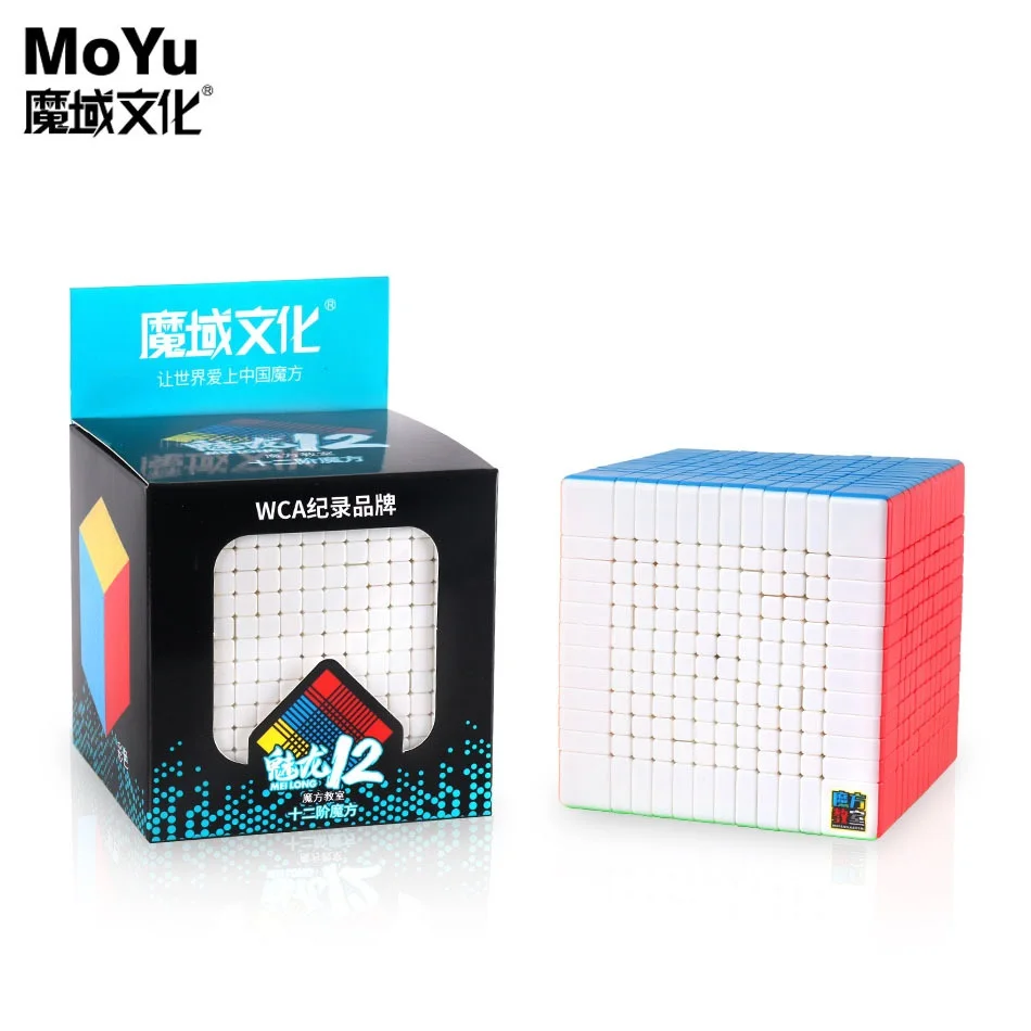 Moyu Meilong, 12x12x12, магический куб, 12x12x12, скоростная головоломка, кубик без наклеек, 10 слоев, обучающие игрушки