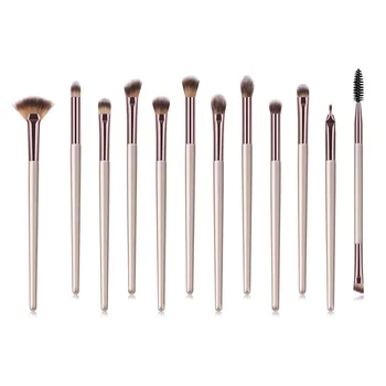 

12PCS Makeup Brush Set Pro Eyeshadow Blending Foundation Powder Eyebrow Brush Double Head Brush Beauty Make Up Kits Tool