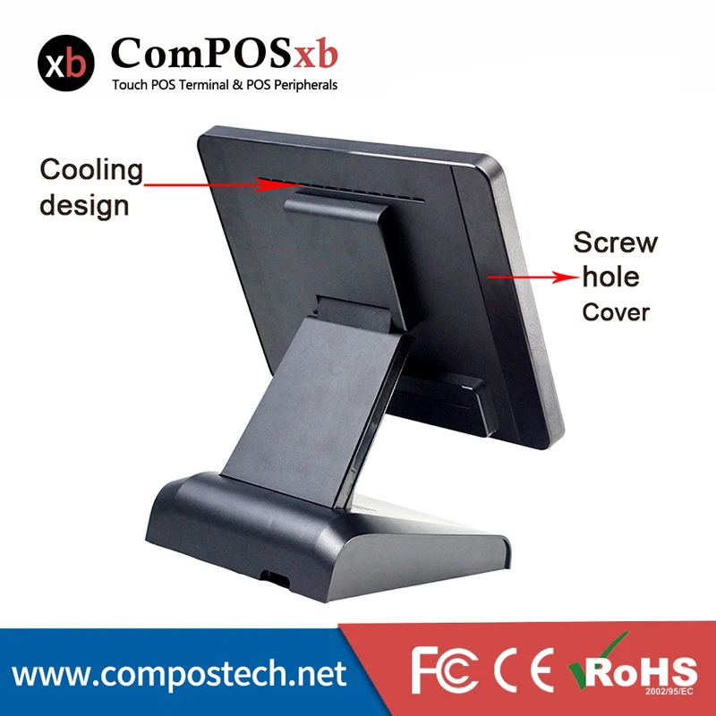 ComPOSxb pos-система 15 дюймов емкостный сенсорный экран POS машина для оптовиков