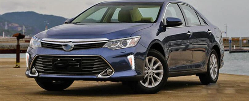 Динамический,~ год для Toyota camry дневной свет Aurion автомобильные аксессуары светодиодный DRL фары для camry противотуманные фары