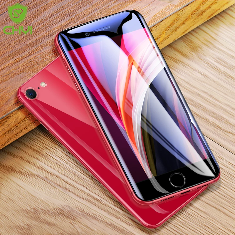 CHYI 3D Curved Film For iPhone SE 2020 Screen Protector No bubbles 4.7inch full cover Hydration