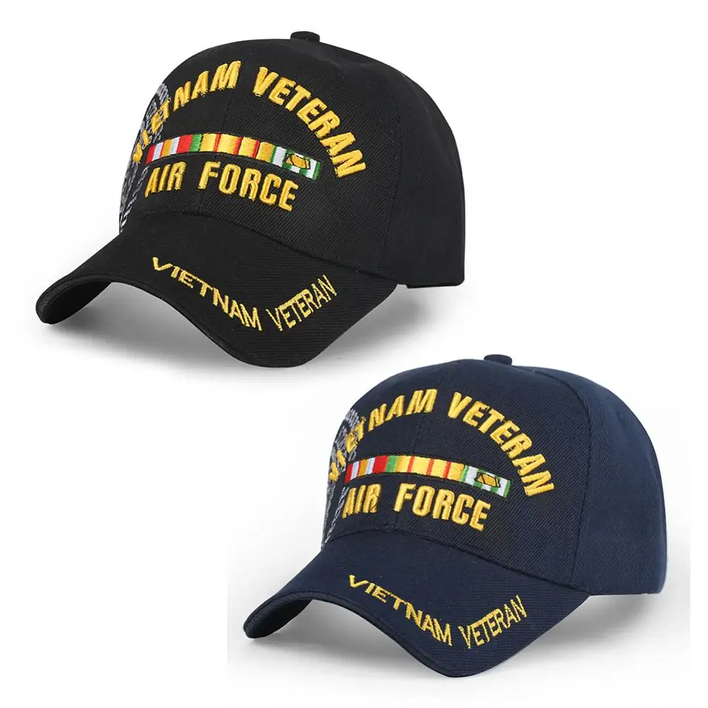 

Embroidered Letters Cap VIETNAM VETERAN Baseball Caps Men Air Force Tactical Baseball Hat Outdoor Army Caps Dad Hat New Arrival