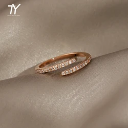 Rose Gold Geometric Minimalist Ring Set (ROSE GOLD COLOR)