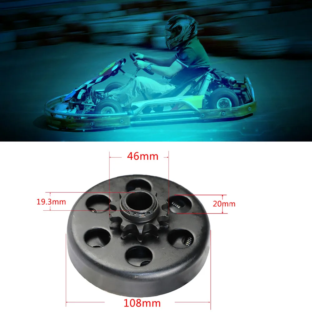 FLYPIG Прочный 3/" Диаметр 10T автоматический зуб Clutchs для 19 мм GO Kart Minibike 420 сцепления цепи#40/41