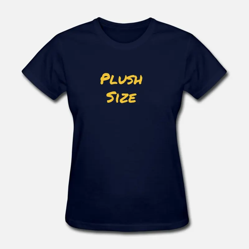 Women-Navy Blue Новое поступление, плюшевая мужская и женская футболка с круглым вырезом, комичная Футболка, большой размер 3xl 4xl 5xl, женская поп-футболка - Цвет: Women-Navy Blue