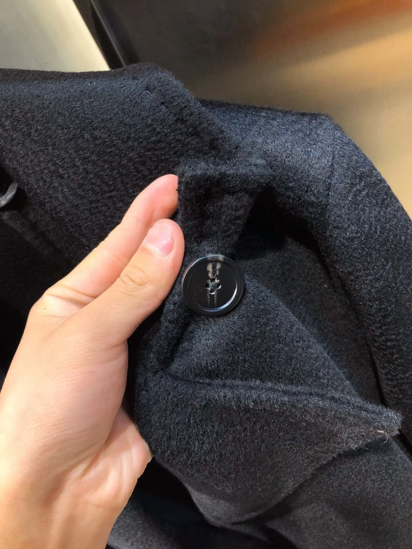 autumn and winter new ladies high quality hundred percent wool coat jacket 1016