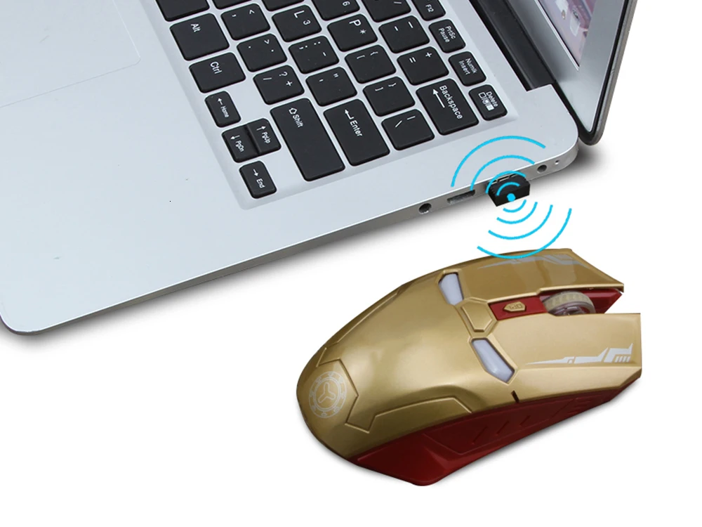 Gaming Mouse Wireless Mouse Iron Man Mouse