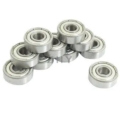 

10 Pcs 6mm x 17mm x 6mm Skating Deep Groove Ball Bearings
