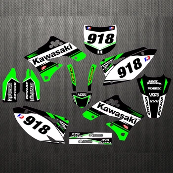 

Motorcycle stickers custom complete tool graphics background decal sticker quantity luster for the team KXF250 09-12 2010 2011