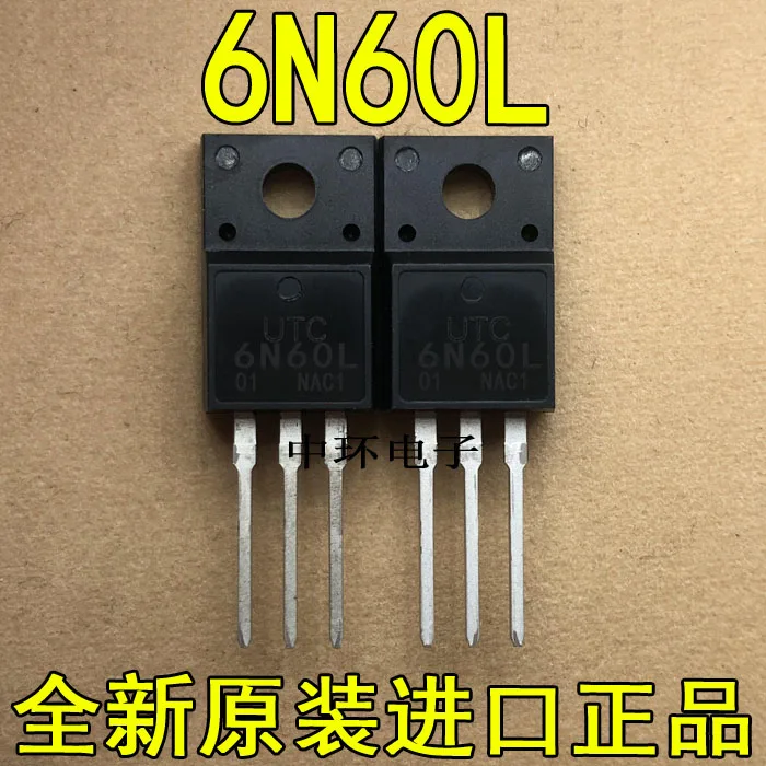 10 шт./лот UTC6N60L 6N60 6A600V TO-220F/10 шт./лот
