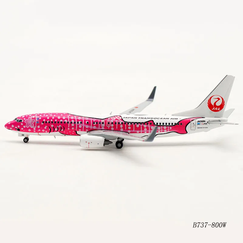 1:400 масштаб Boeing B737-800 модель самолета JAL Japan Airways сплав самолет с шасси база коллекционный дисплей PlaneToy