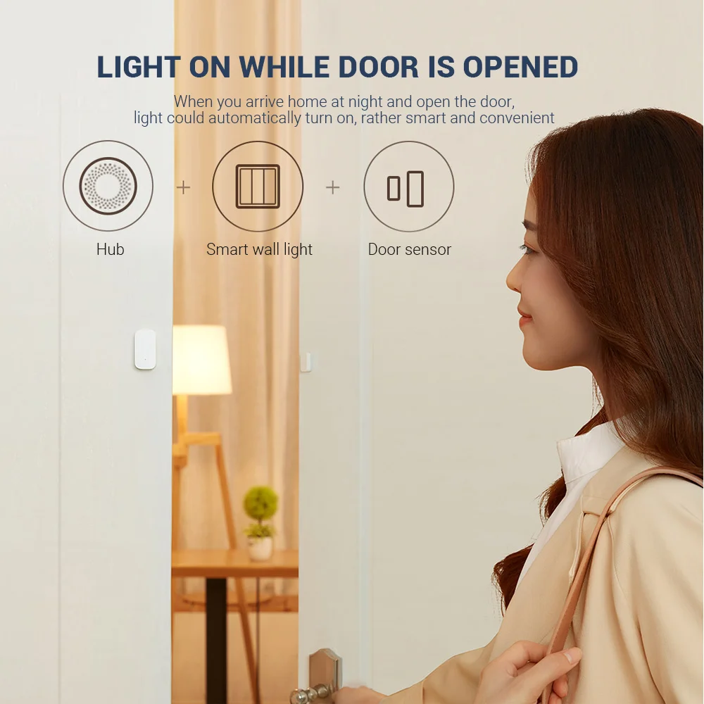 AQara D1 Wireless Smart Wall Switch 1-gang No Neutral Wire APP / Voice Control Over-heat Protection