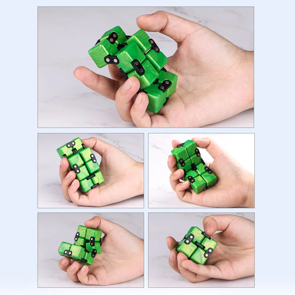 Бесконечное игрушки Magic Cube убить время декомпрессии для того, чтобы уменьшить беспокойство игрушка-головоломка коричневого цвета и с квадратным носком для детей и взрослых