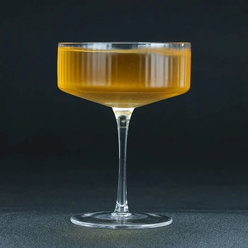 

Free Shipping 4 PCS Ripple Cocktail Glasses, Champagne Glasses Pack of 4