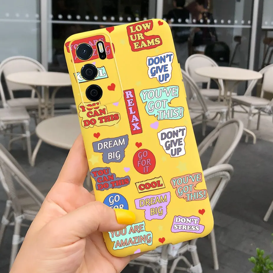 cases for oppo cases For Oppo A16 A16s Case CPH2269 Soft Silicone Stylish Candy Painted Cover For Oppo A16 OppoA16 S A54s Case Oppo A 16 s Coque Capa cases for oppo cases Cases For OPPO