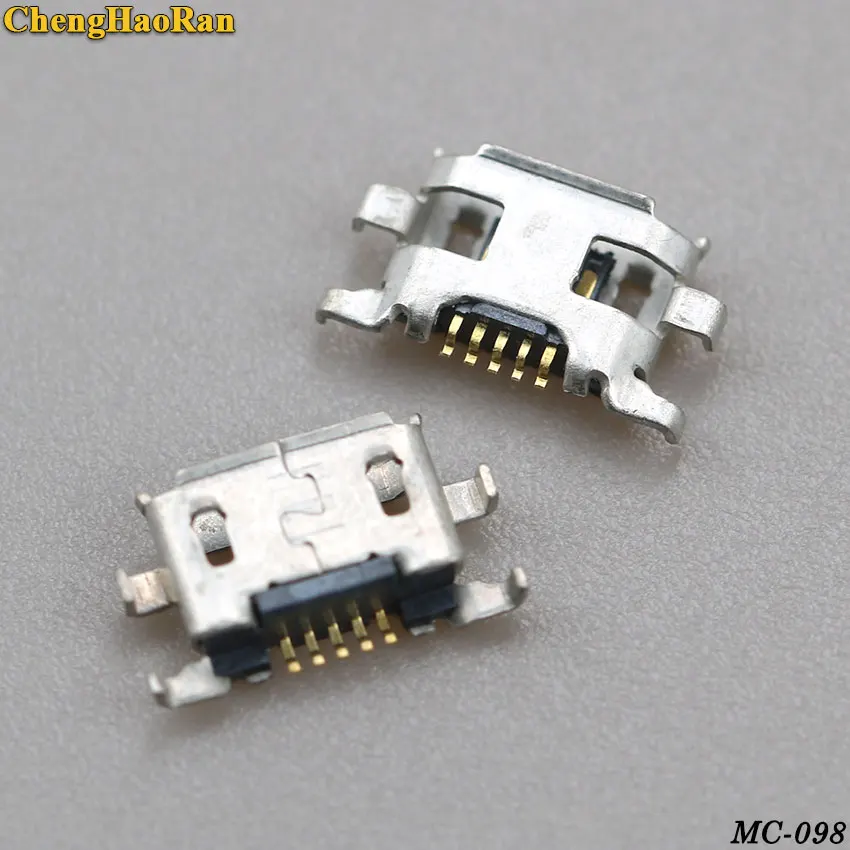 

100PCS/lot Micro USB Female Socket connector 5Pin phone charging port for Nokia Lumia 1320 625 blackberry 9900 9930