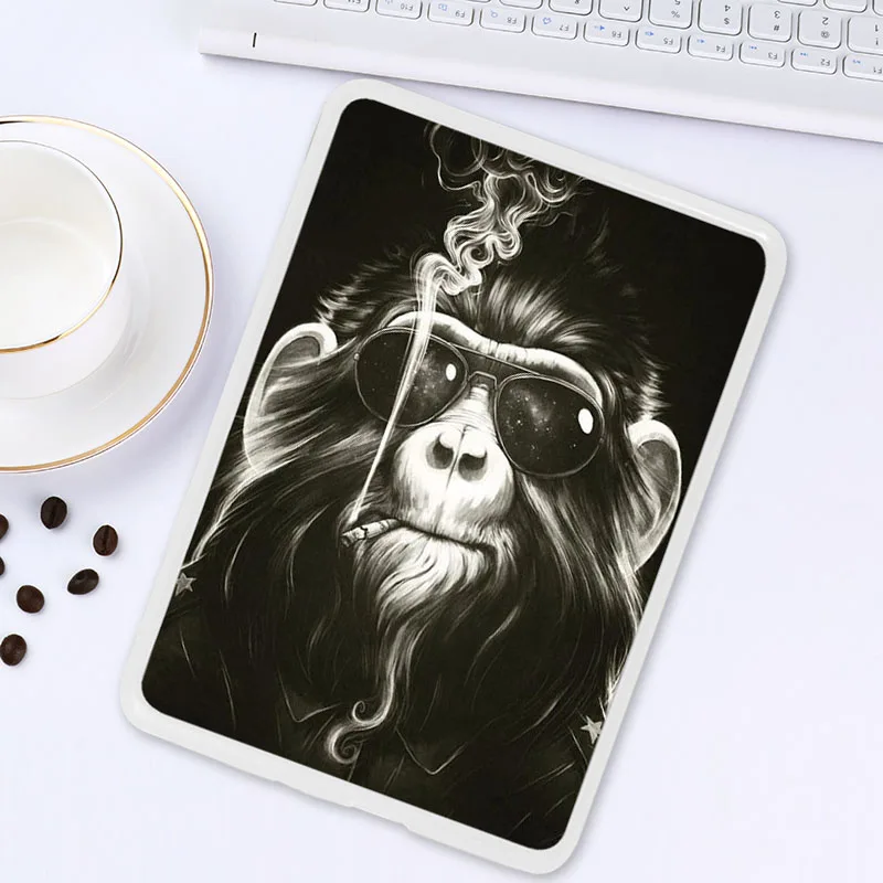 Окрашенный мягкий чехол для планшета из Уретанового термопластика для Amazon Kindle 6,0 10 10-го поколения, полностью 360 Силиконовый противоударный чехол - Цвет: B087
