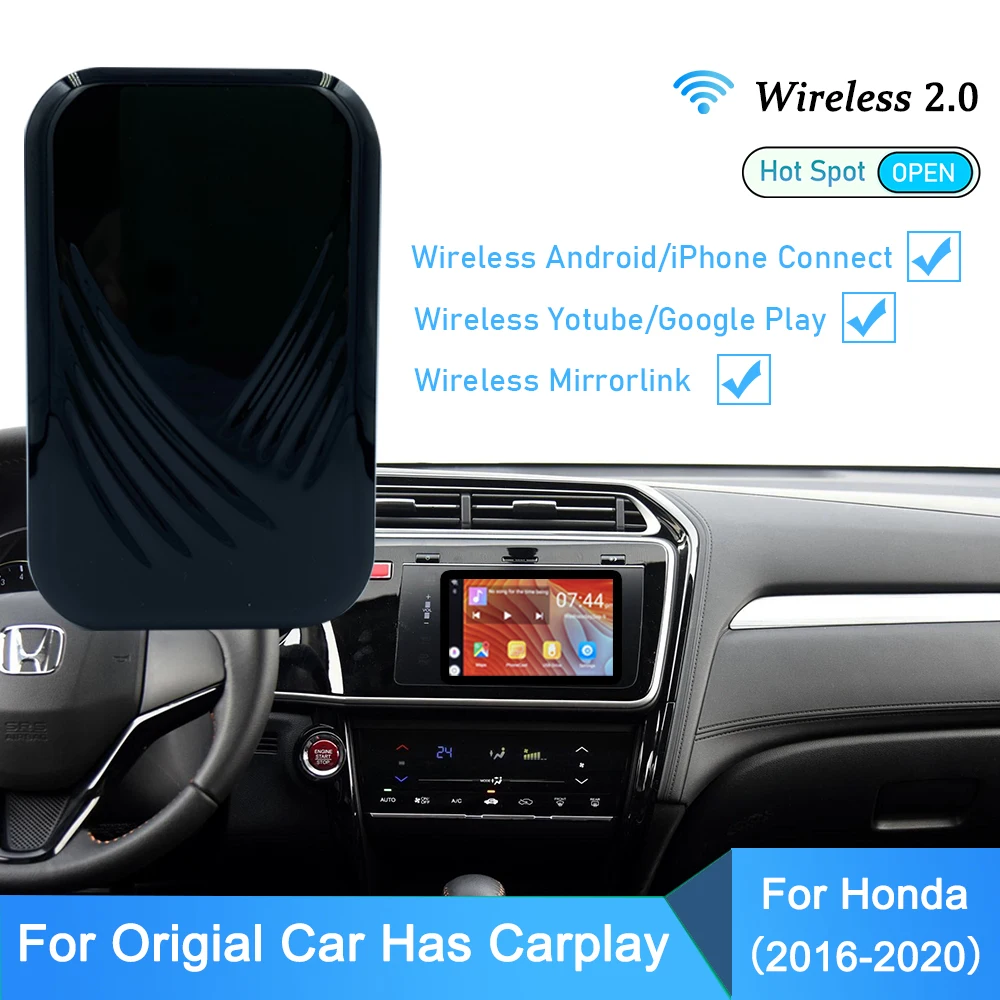 

For Apple TV Plug and play Carplay to Android System For Honda TV Box Wireless Mirror link Video Box Carplay Auto Dongle Usb