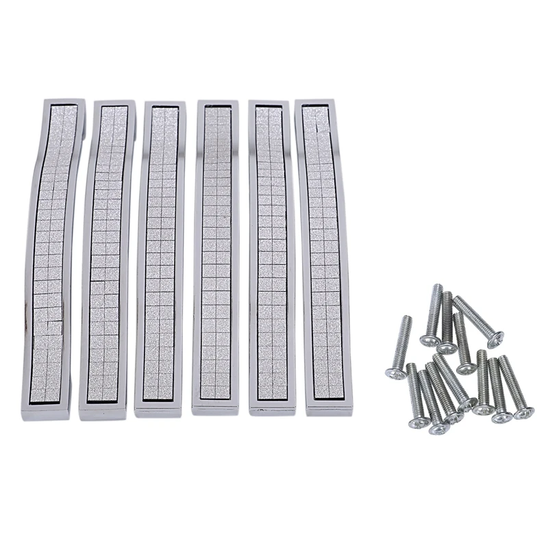 

Crystal Furniture Handle Bar Grip Handle Kitchen Cabinet Drawer Door Handles Silver 128mm