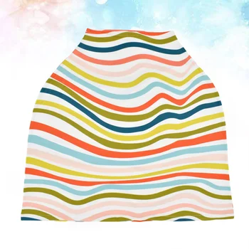 

1 Pc Wave Pattern Feeding Safety Cover Multi-function Baby Stroller Cover Sun Proof Cover Baby Lactation Cover