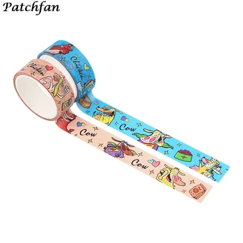 

20pcs/lot A4044 Patchfan Cartoon Cow Animals Washi Tape Anime Paper Adhesive Tape DIY Scrapbooking Sticker Masking Tape Gifts