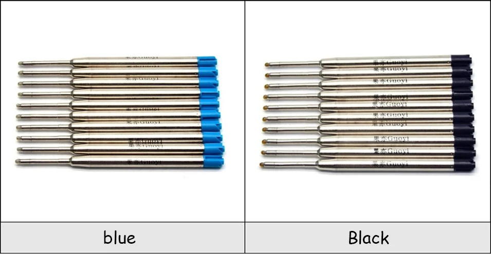 CCCAGYA B001 шариковая ручка, заправка 10 шт./лот, канцелярские принадлежности для учебы, школы, для письма, подарочная ручка и гостиничный бизнес, аксессуары для письма