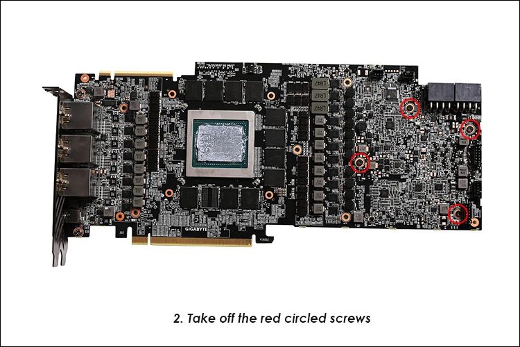 Для Gigabyte RTX 2080TI AORUS XTREME 11G GPU водяного охлаждения радиатора курган синхронная материнская плата, BS-GIX2080T-PA