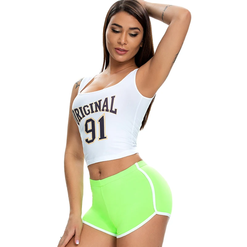 Fitness Super soft Sports Shorts High Cut Elastic Sexy Biker Shorts Women Shorts Pole Dance Micro Mini Bodycon Shaping Hot Short