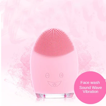 

Mini Electric Massage Brush Face Cleaning Brush Washing Machine Deep Pore Cleaning Waterproof Silicone Cleansing Washing Machine