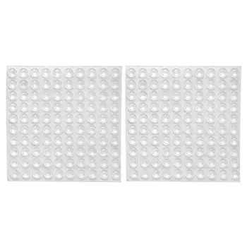 

200x Transparent Rubber Feet Adhesive Bumper Pads Self Stick Bumpers Sound Dampening Door Cabinet Buffer Pads, 8*2.5mm