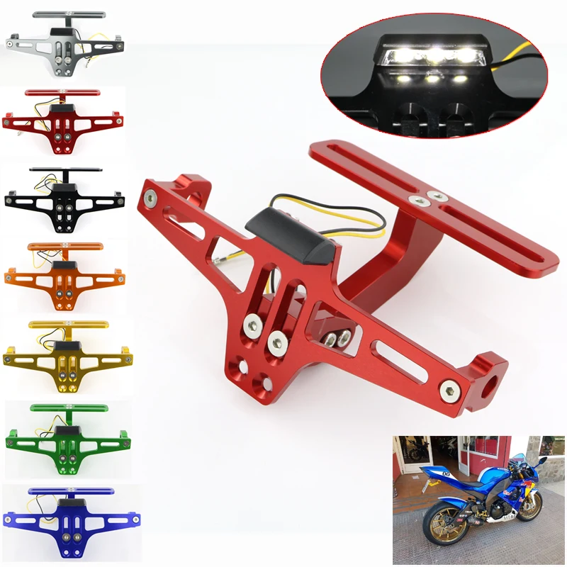 

For Honda CBR1000RR CB500F CB650F CB1000R Grom MSX 125 RC51 Rear Tail Tidy Fender Eliminator Kit License Plate Holder Bracket