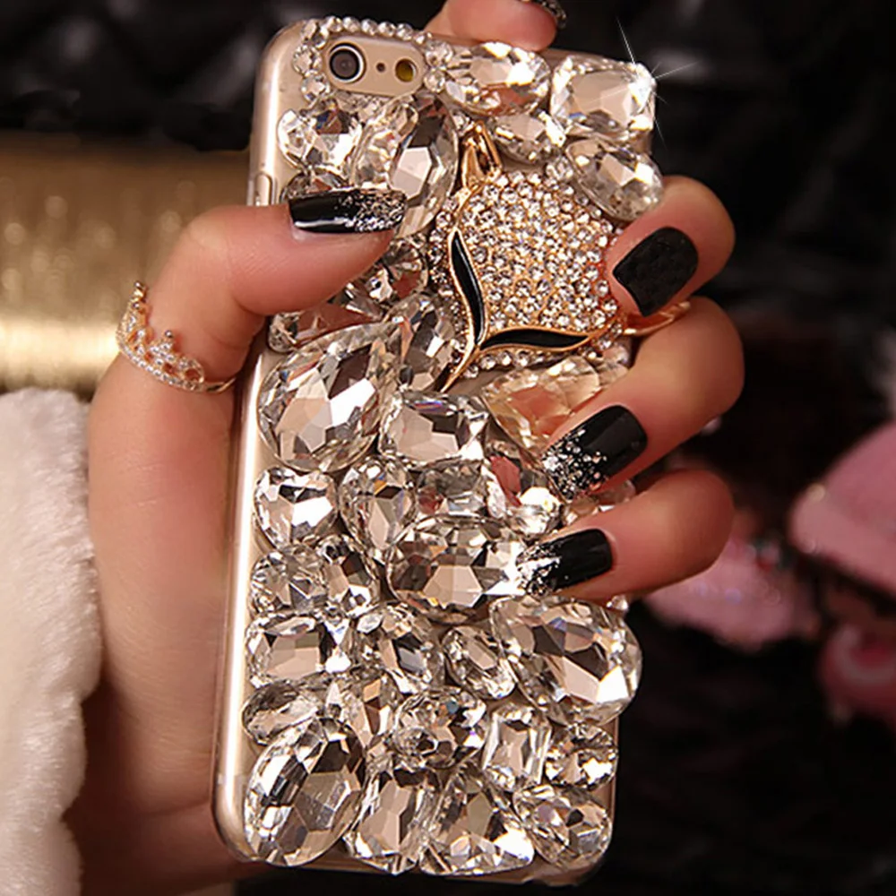 Sunjolly Funda De Tel fono Con Diamantes De Imitaci n Para Xiaomi Mi 