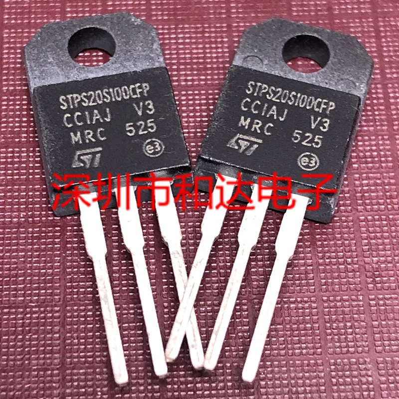 5 шт. STPS20S100CFP TO-220F 100V 30A