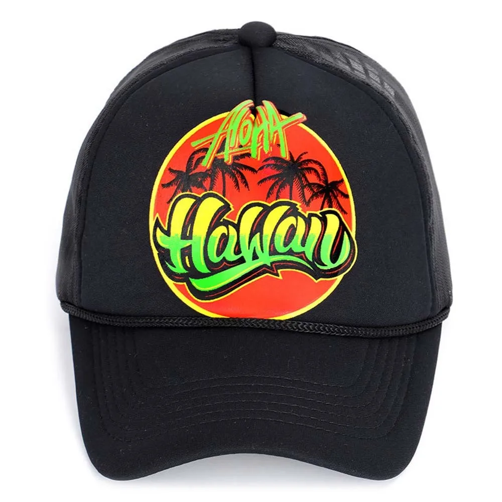 Unisex Adjustable Baseball Cap Summer Mesh Caps Snapback Baseball Cap Hats - Цвет: As Shown