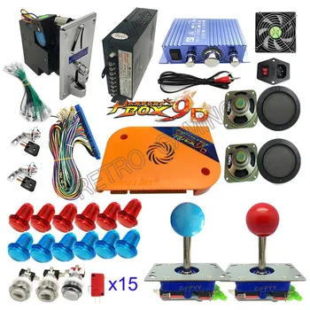 

Pandora Box 9D DIY jamma kit 2222 in 1 arcade game board joystick LED button coin acceptor for coin operate video games machine