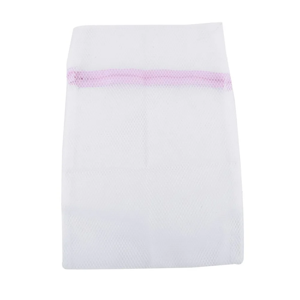 2 Size Zippered Mesh Laundry Wash Bags Delicates Lingerie Bra Socks Underwear Washing Foldable Machine Clothes Protection Net
