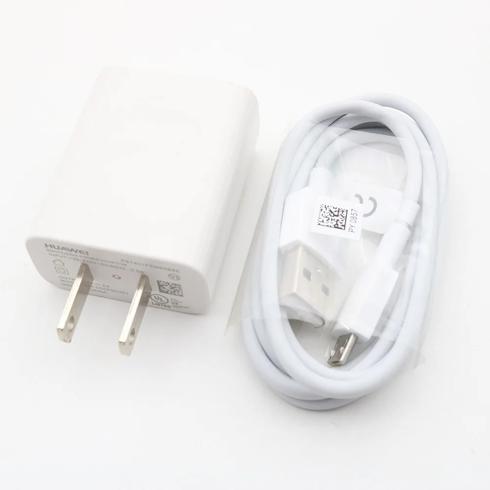 US X Micro USB cable ЕС США huawei mate 10 Lite зарядка 5V2A зарядное устройство и микро кабель для p8 p9 p10 lite mate 10 lite Honor 8x 7x y5 y6 y7 y9 - Тип штекера: US X Micro USB cable
