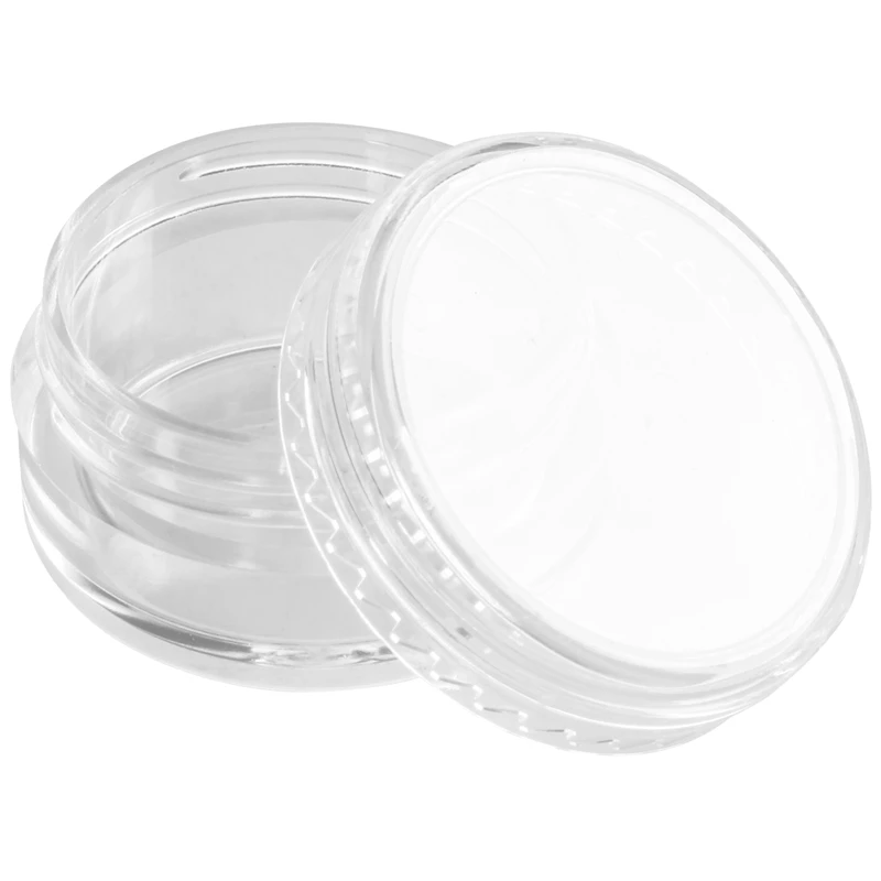 

50 Pieces Travel Cosmetic Sample Containers 5 Gram Plastic Pot Jars