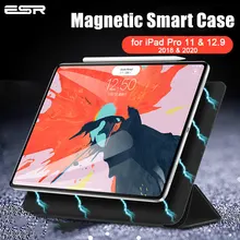 Магнитный смарт-чехол ESR для iPad Pro 11 2020 & 2018 2-го поколения, трехслойный Магнитный чехол-подставка для iPad Pro 12,9 2020 4TH Gen(China)