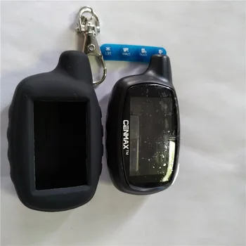

New Case for CENMAX ST-7A+Silicone Case Russian LCD Remote Control for CENMAX ST7A 7A LCD Keychain