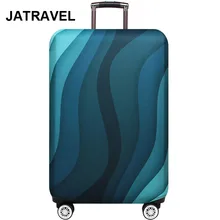 JATRAVEL дорожная Толстая зеленая рябь чемодан Чехлы для багажника чехол относится к 18 ''-32'' тележка аксессуары для путешествий